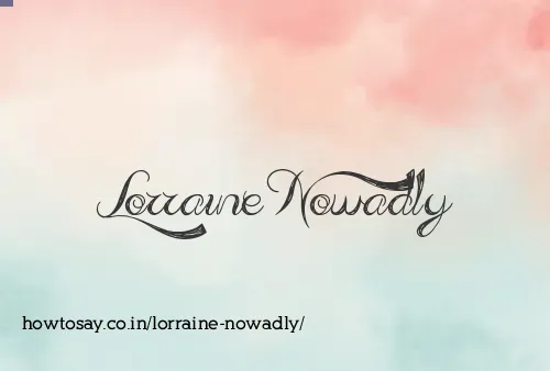 Lorraine Nowadly