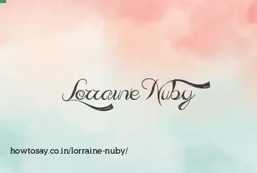 Lorraine Nuby