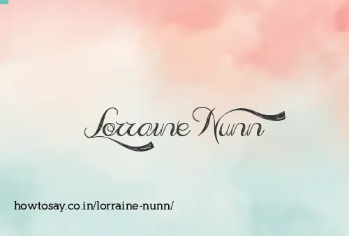 Lorraine Nunn