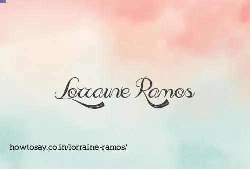 Lorraine Ramos