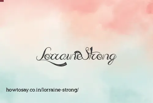 Lorraine Strong