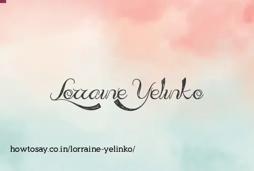 Lorraine Yelinko