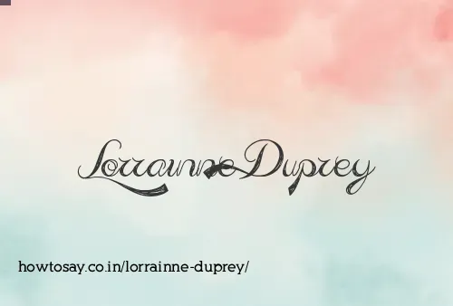 Lorrainne Duprey