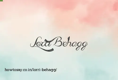 Lorri Behagg