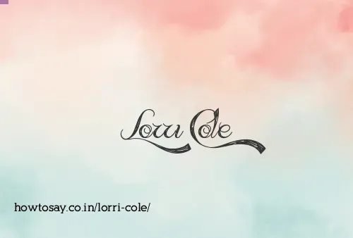 Lorri Cole