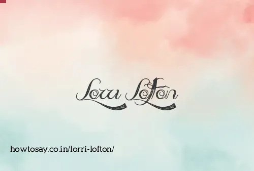 Lorri Lofton