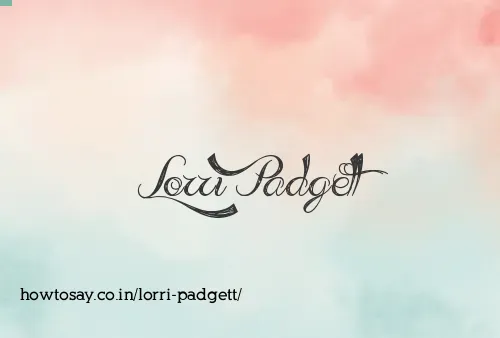 Lorri Padgett