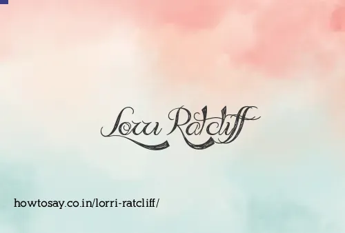 Lorri Ratcliff