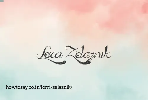 Lorri Zelaznik