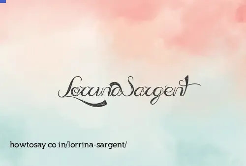 Lorrina Sargent