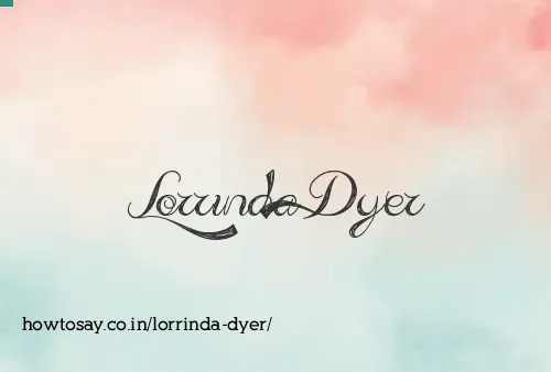 Lorrinda Dyer