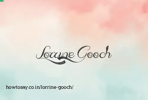 Lorrine Gooch