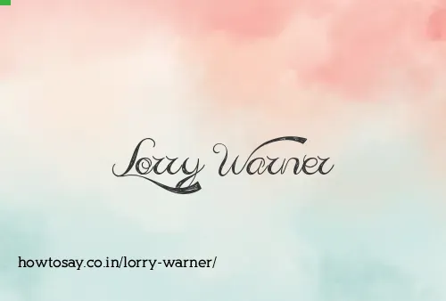 Lorry Warner