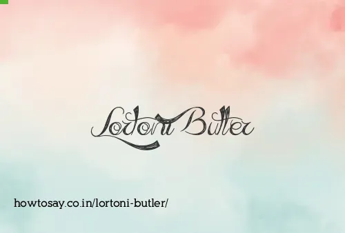 Lortoni Butler