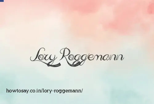 Lory Roggemann