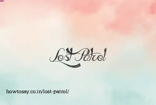 Lost Patrol