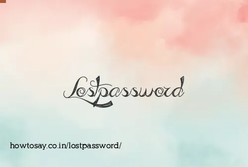 Lostpassword