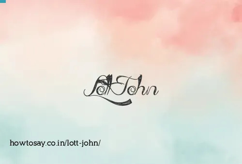 Lott John