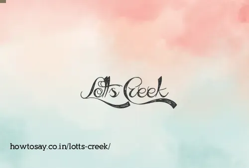 Lotts Creek