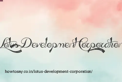 Lotus Development Corporation
