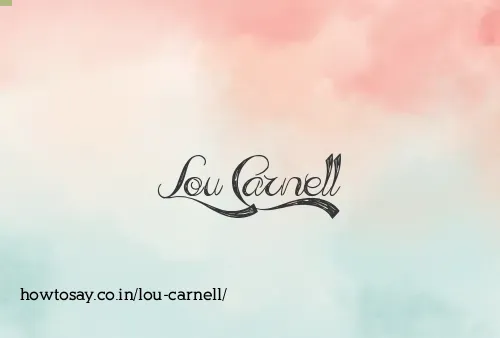 Lou Carnell