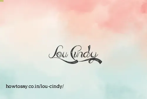 Lou Cindy