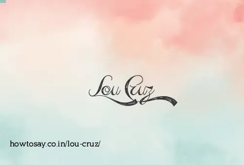 Lou Cruz