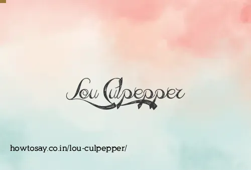 Lou Culpepper