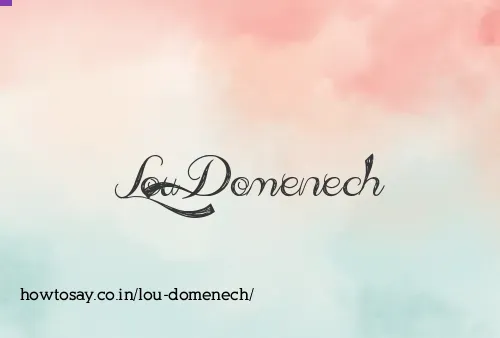 Lou Domenech