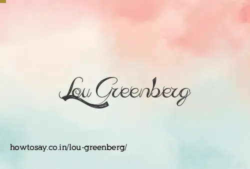 Lou Greenberg