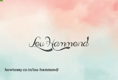 Lou Hammond