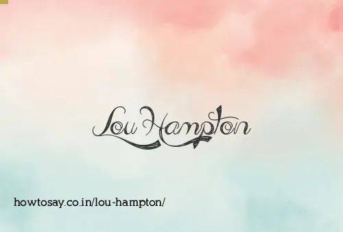 Lou Hampton