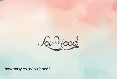 Lou Hood