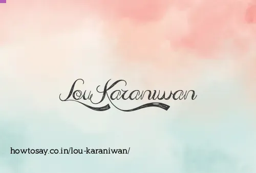 Lou Karaniwan