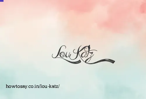 Lou Katz