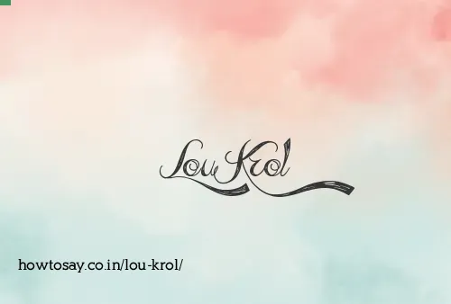 Lou Krol