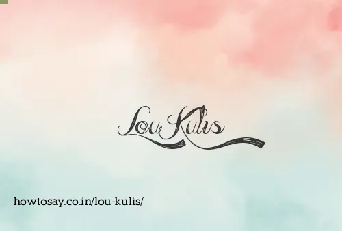 Lou Kulis