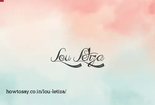 Lou Letiza