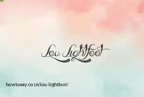 Lou Lightfoot