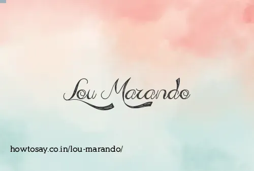 Lou Marando