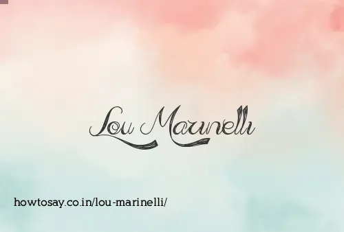 Lou Marinelli