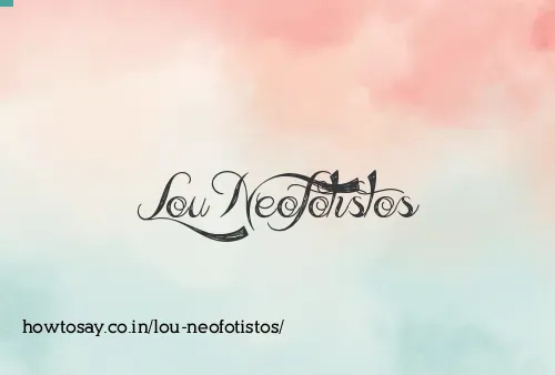 Lou Neofotistos