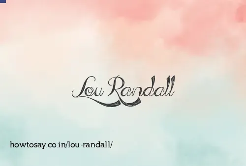 Lou Randall