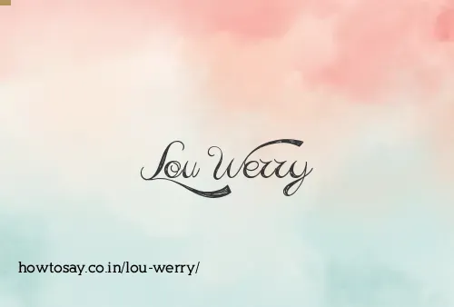 Lou Werry