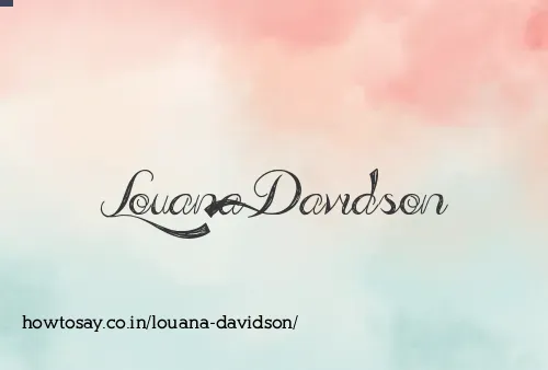 Louana Davidson