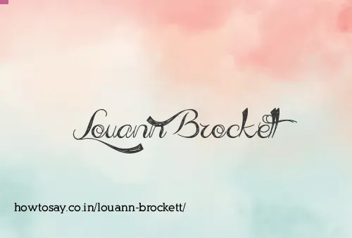 Louann Brockett