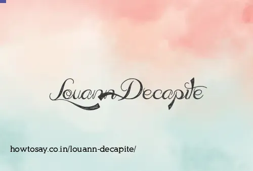 Louann Decapite
