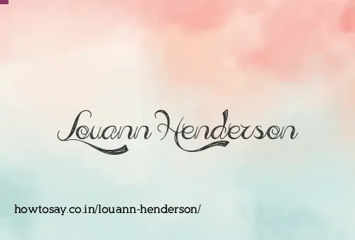 Louann Henderson