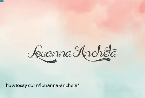 Louanna Ancheta