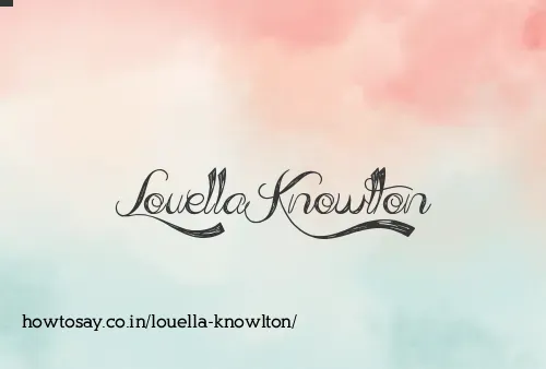 Louella Knowlton